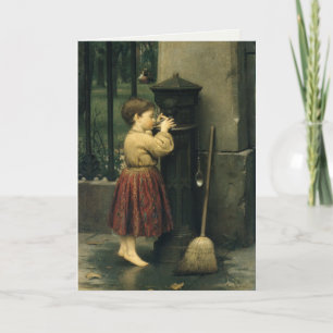 Greetingcard With Seymour Joseph Guy Painting Card