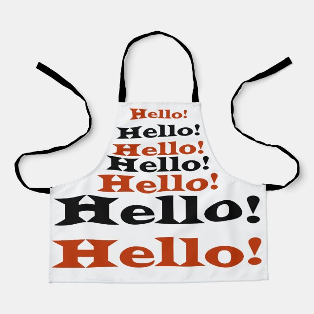 Greetings Apron (Front)