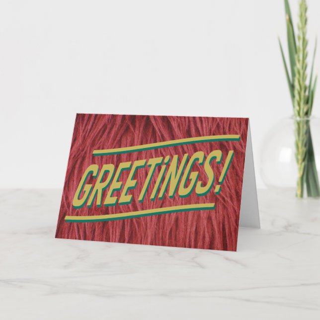 Greetings Card (Front)