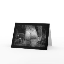 Greetings Card | Cheeky Male Bottom!