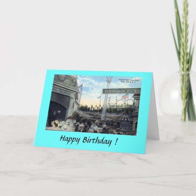 Greetings Card - Coney Island, NYC (Front)