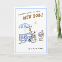 Greetings card - congratulations on your new job!