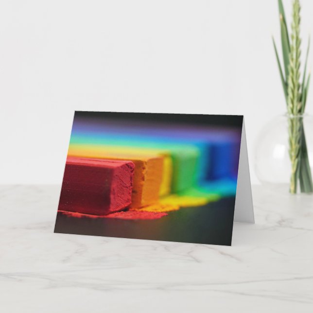 Greetings Card - LGBT Chalk (Front)