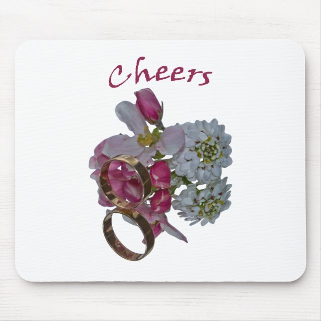 Greetings -Cheers Mouse Mat (Front)