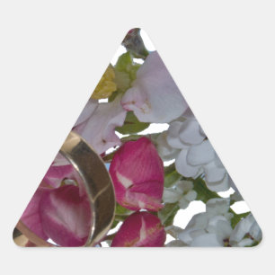 Greetings -Cheers Triangle Sticker