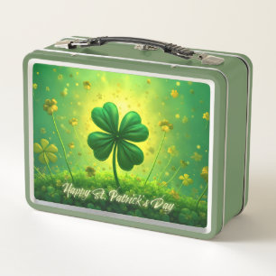 Greetings for St. Patrick's Day Metal Lunch Box