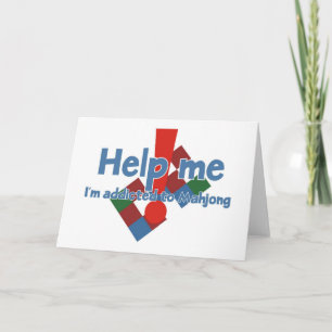 Greetings from a Mahjong addict Card