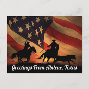 Greetings From Abilene, Texas Postcard