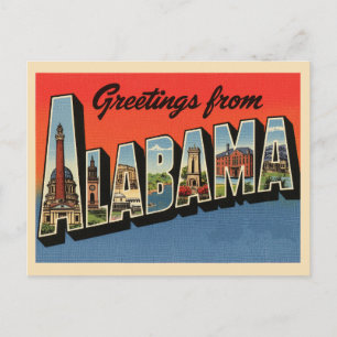 Greetings from Alabama Postcard