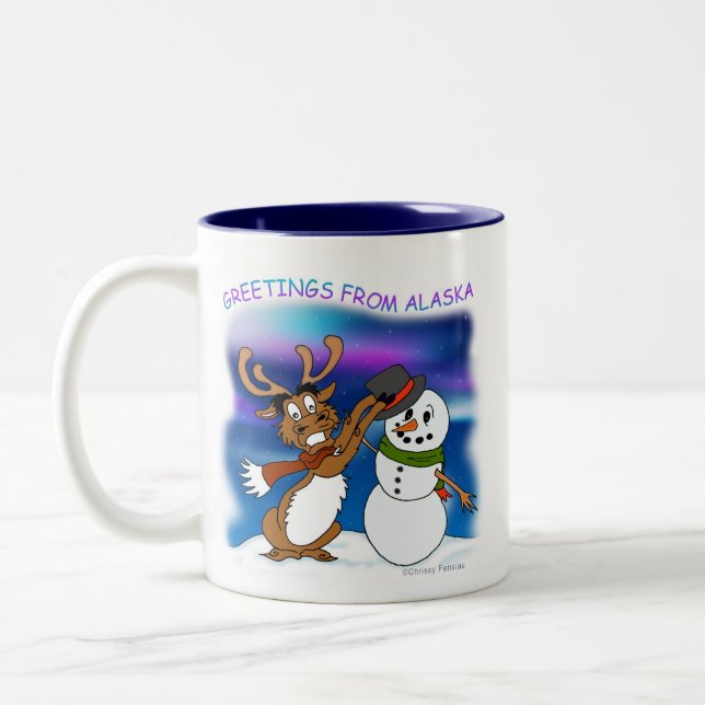 "Greetings from Alaska" Mug (Left)