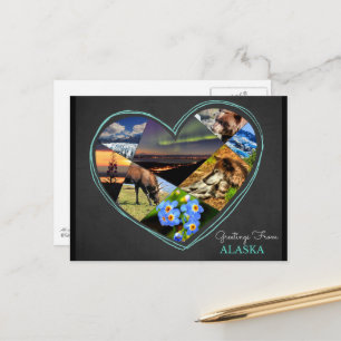 Greetings From Alaska ♥ Postcard