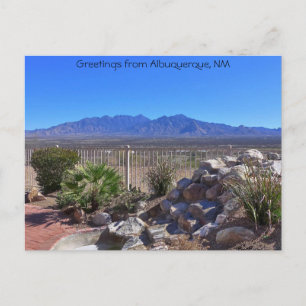 Greetings From Albuquerque, New Mexico Postcard