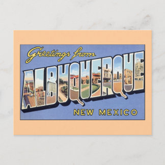 Greetings from Albuquerque Postcard