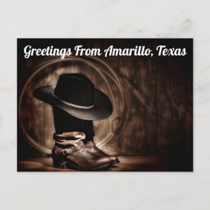 Greetings From Amarillo, Texas Postcard