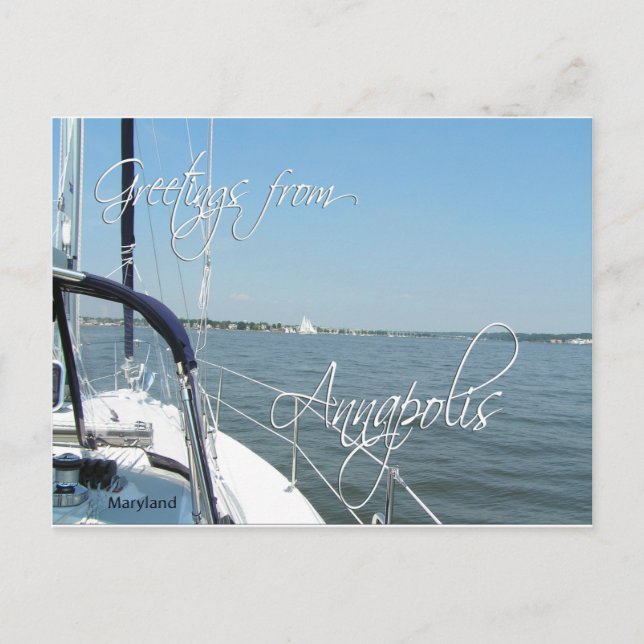 Greetings from Annapolis postcard (Front)