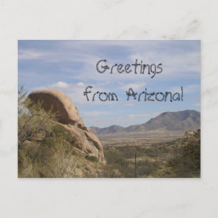 Greetings from Arizona!-Mountains Postcard