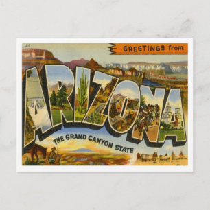 Greetings From Arizona Postcard