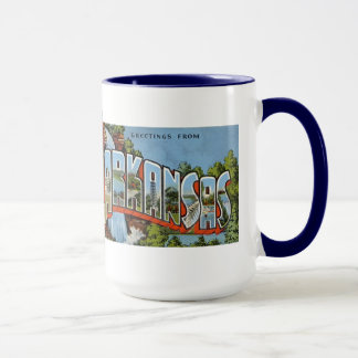 Greetings From Arkansas Mug