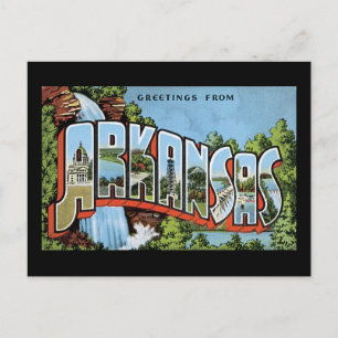 Greetings from Arkansas Postcard