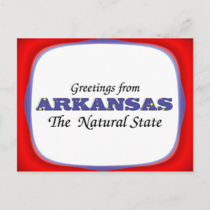 Greetings from Arkansas Postcard