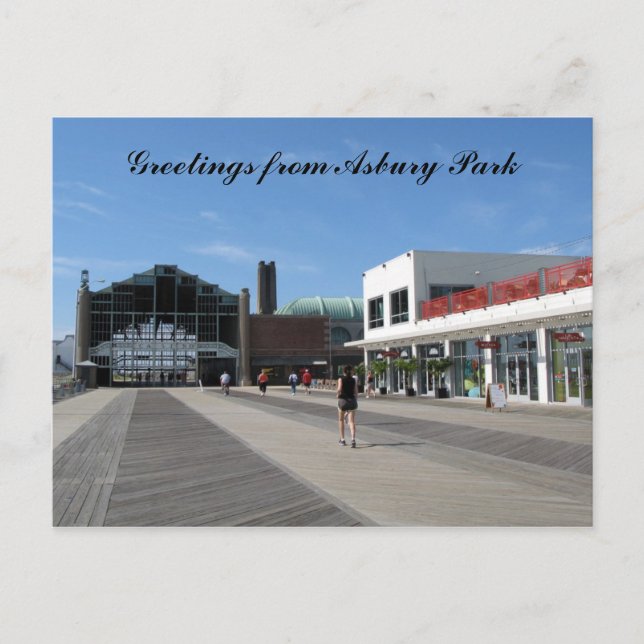 Greetings from Asbury Park, NJ Postcard (Front)
