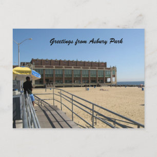 Greetings from Asbury Park Postcard