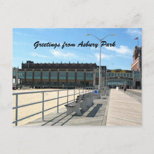 Greetings from Asbury Park Postcard