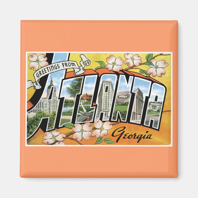 Greetings from Atlanta, GA! Magnet (Front)