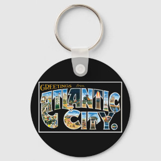 Greetings from Atlantic City! Key Ring