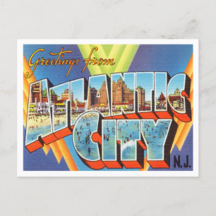 Greetings from Atlantic City, New Jersey Travel Postcard