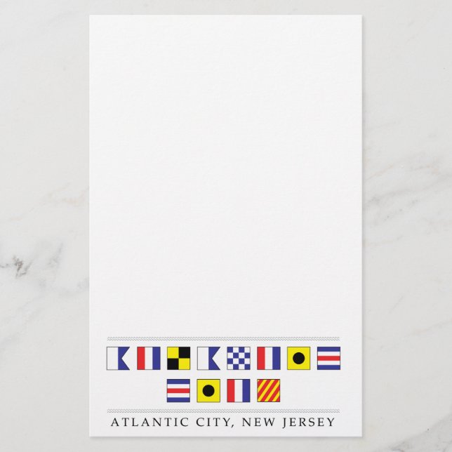 Greetings from Atlantic City Stationery (Front)