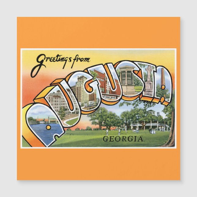 Greetings from Augusta, GA! (Front)