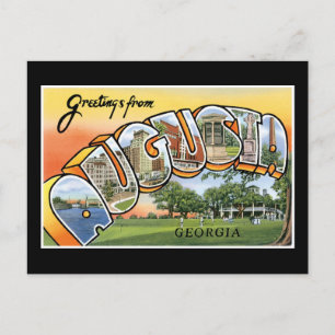 Greetings from Augusta, GA! Postcard