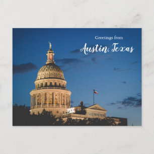 Greetings from Austin Texas Postcard