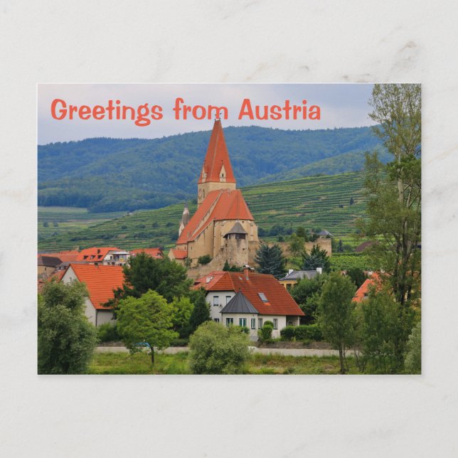 Greetings from Austria, Weissenkirchen Postcard (Front)
