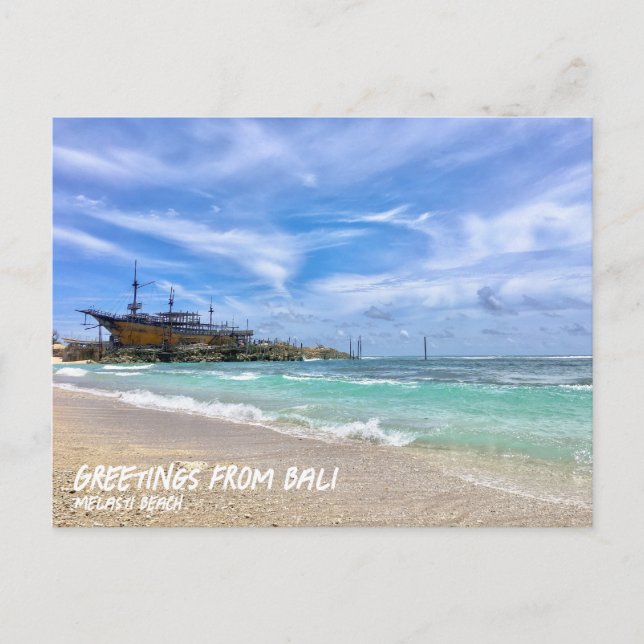 Greetings from Bali Postcard (Front)