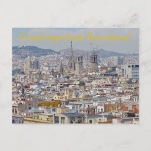 Greetings from Barcelona! Postcard