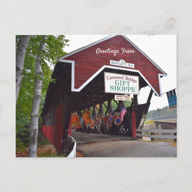 Greetings From Bartlett, NH Postcard (Front)