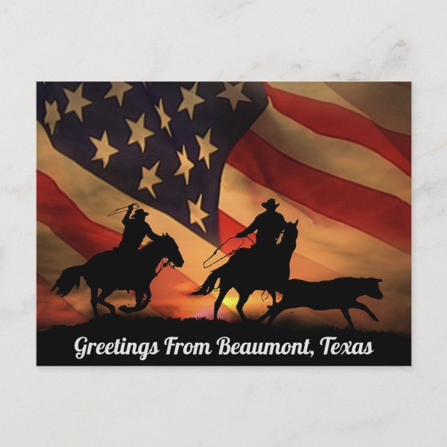 Greetings From Beaumont, Texas Postcard (Front)