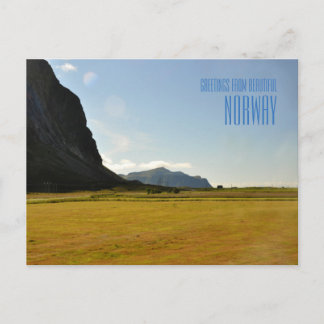 Greetings from beautiful Norway photo card