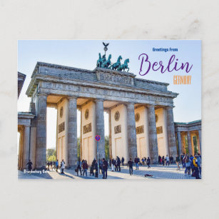 Greetings from Berlin Germany Postcard