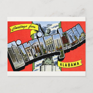 Greetings from Birmingham, AL Postcard