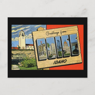 Greetings from Boise Idaho Postcard
