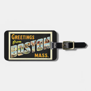 Greetings from Boston, Mass. Luggage Tag