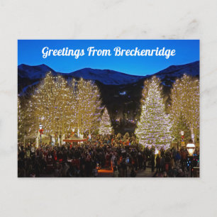 Greetings From Breckenridge Postcard