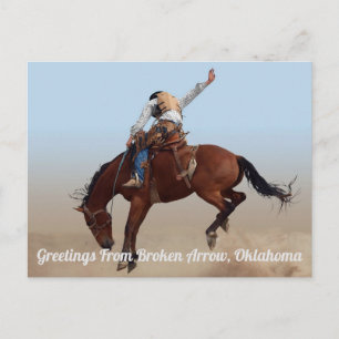 Greetings From Broken Arrow, Oklahoma Postcard