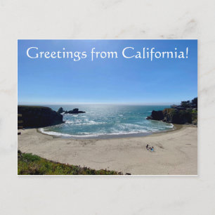 Greetings from California: Cooks Beach Postcard
