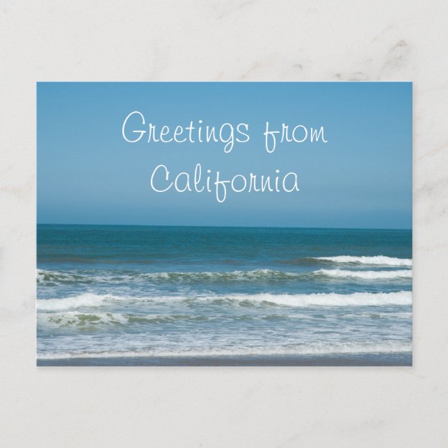 Greetings from California Postcard (Front)