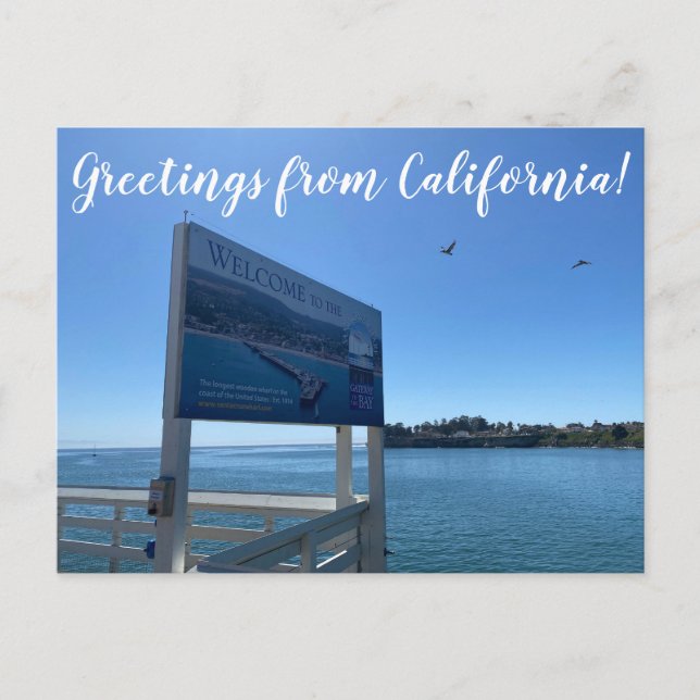 Greetings from California! Postcard (Front)