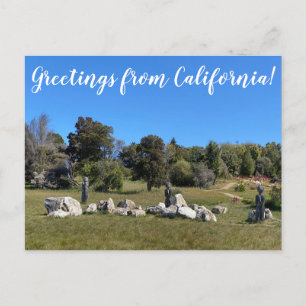 Greetings from California! Postcard
